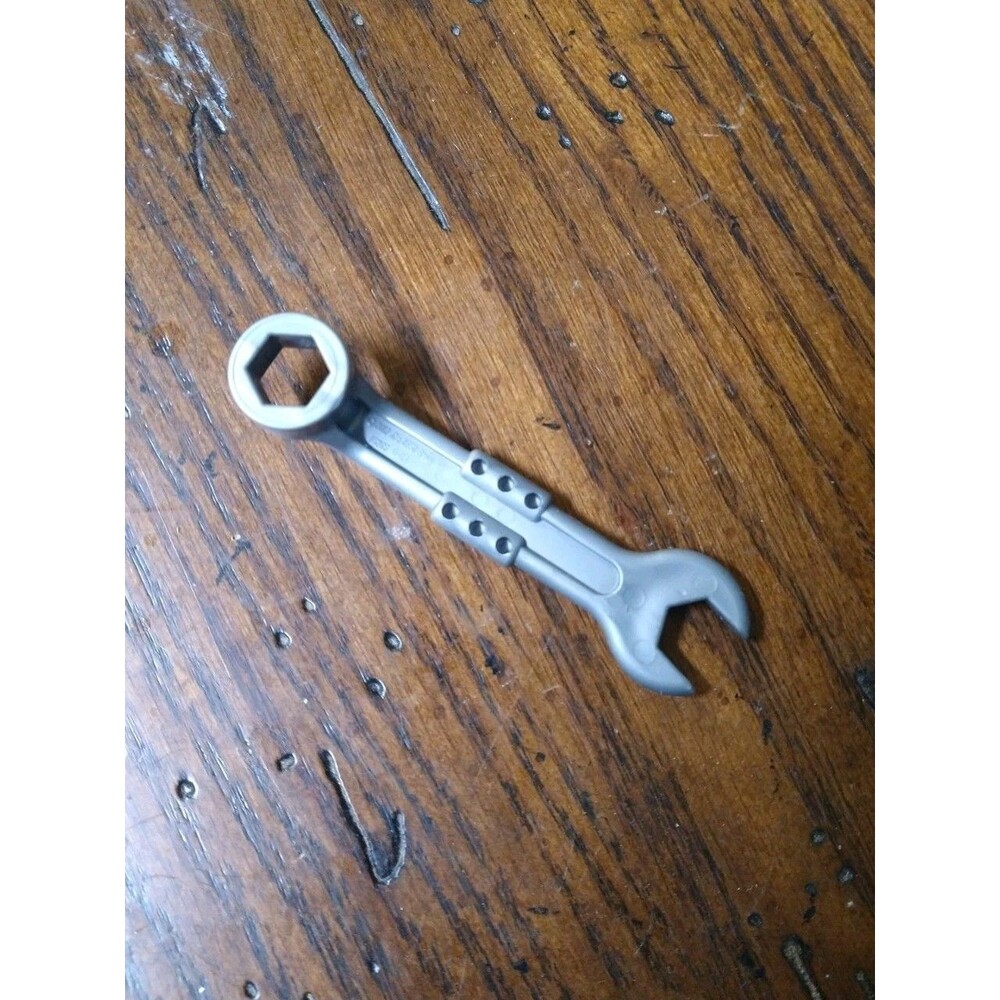 Lego Duplo Replacement Plastic Gray Silver Wrench Part